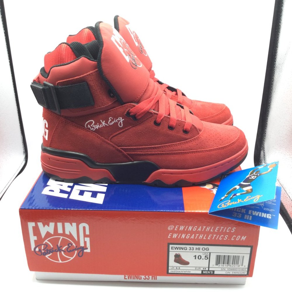 Patrick Ewing 33 HI OG Mens Size 10.5 Red
